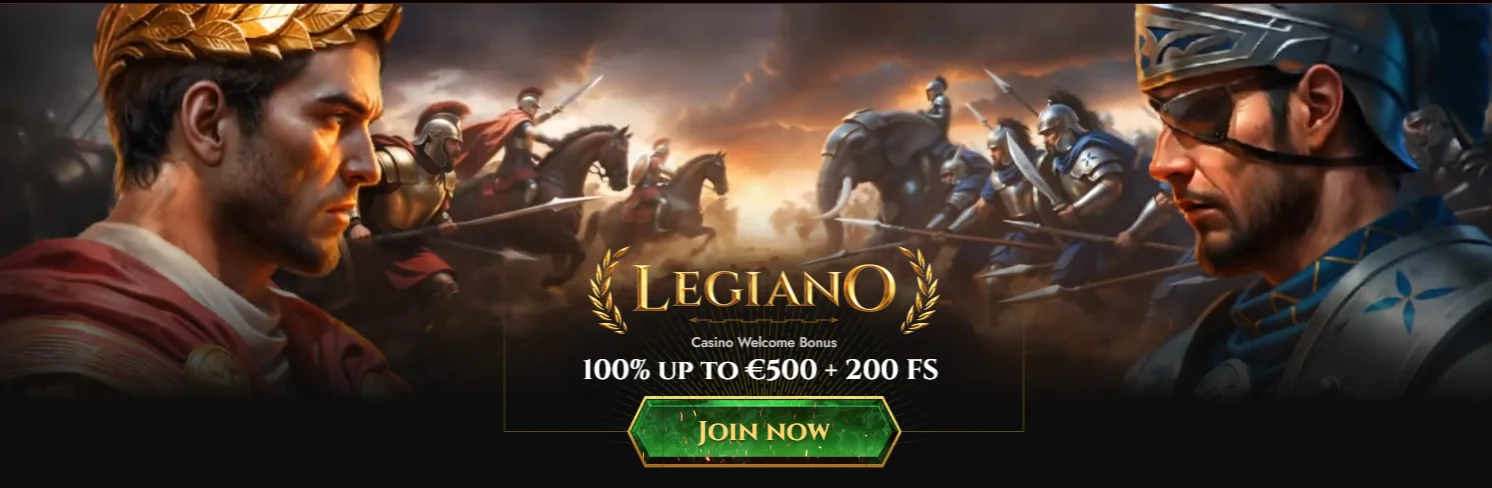 legiano casino welcome bonus
